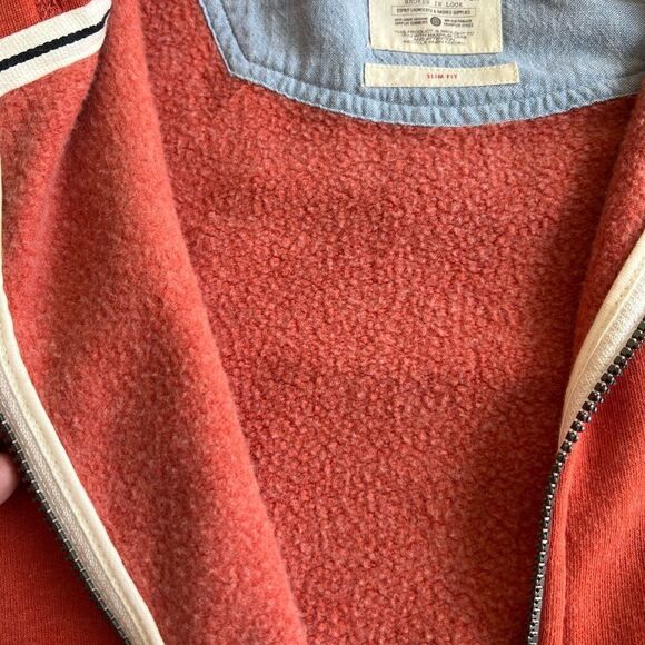 Esprit Zip-Up Hoodie 'Jacket TRAYNE' in Orange Size XL men - Picture 7 of 16